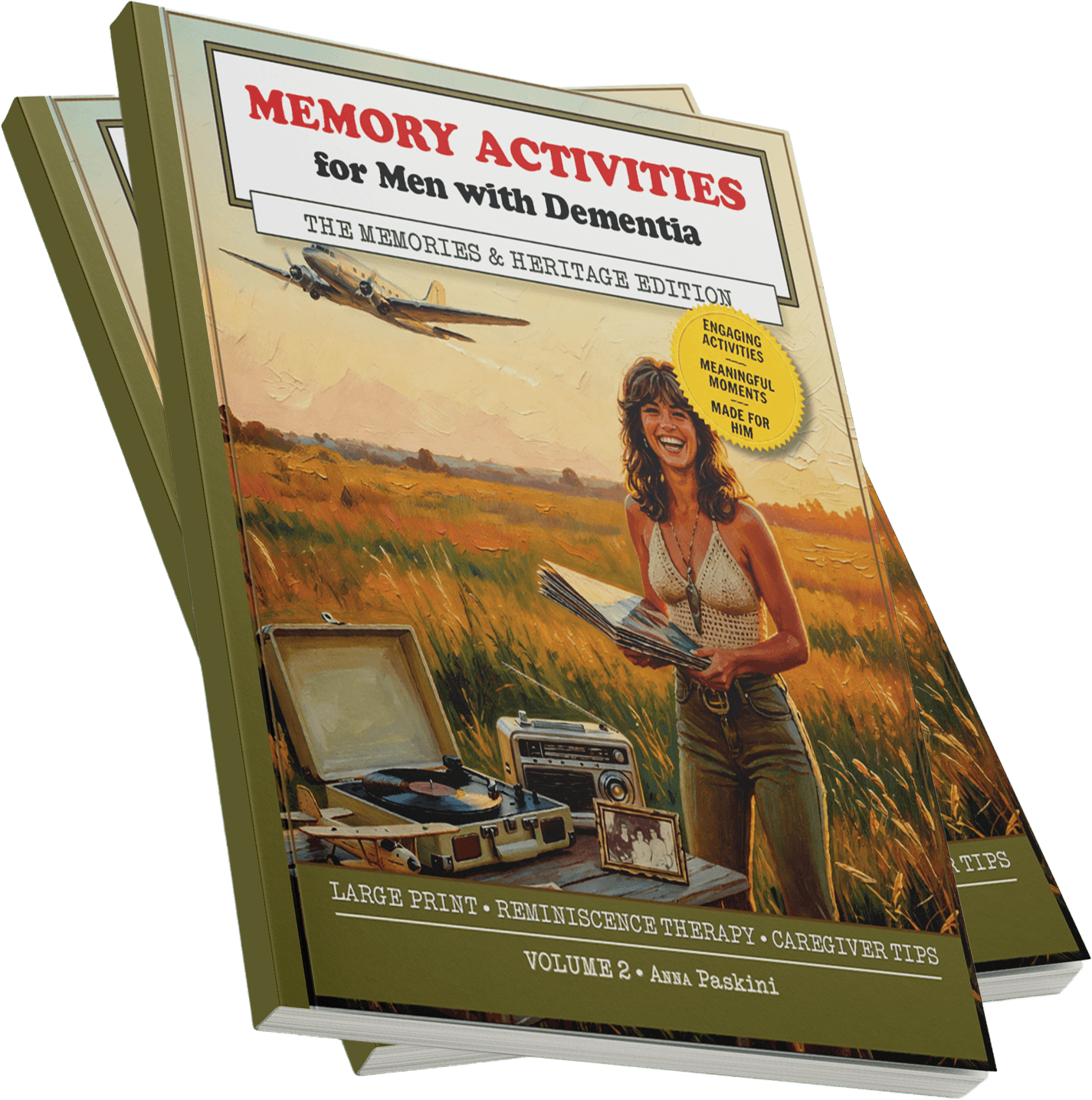 Dementia Activity Book for Elderly Men - Volume 2 Memories & Heritage by Anna Paskini on Amazon
